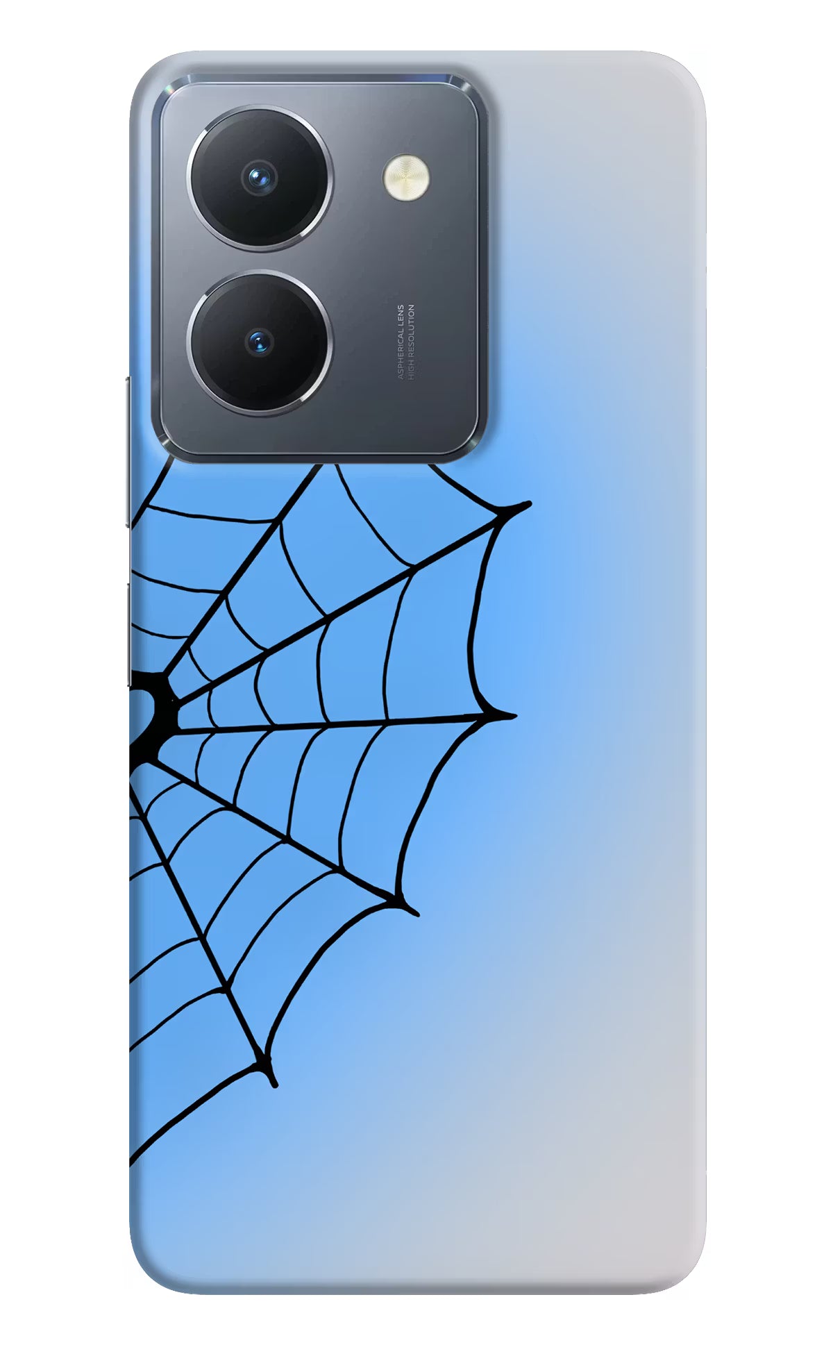 Blue Web Vivo Y36 Back Cover
