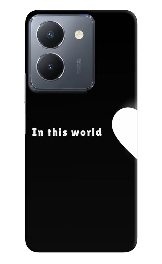 This World Vivo Y36 Hard Case Back Cover by Casekaro