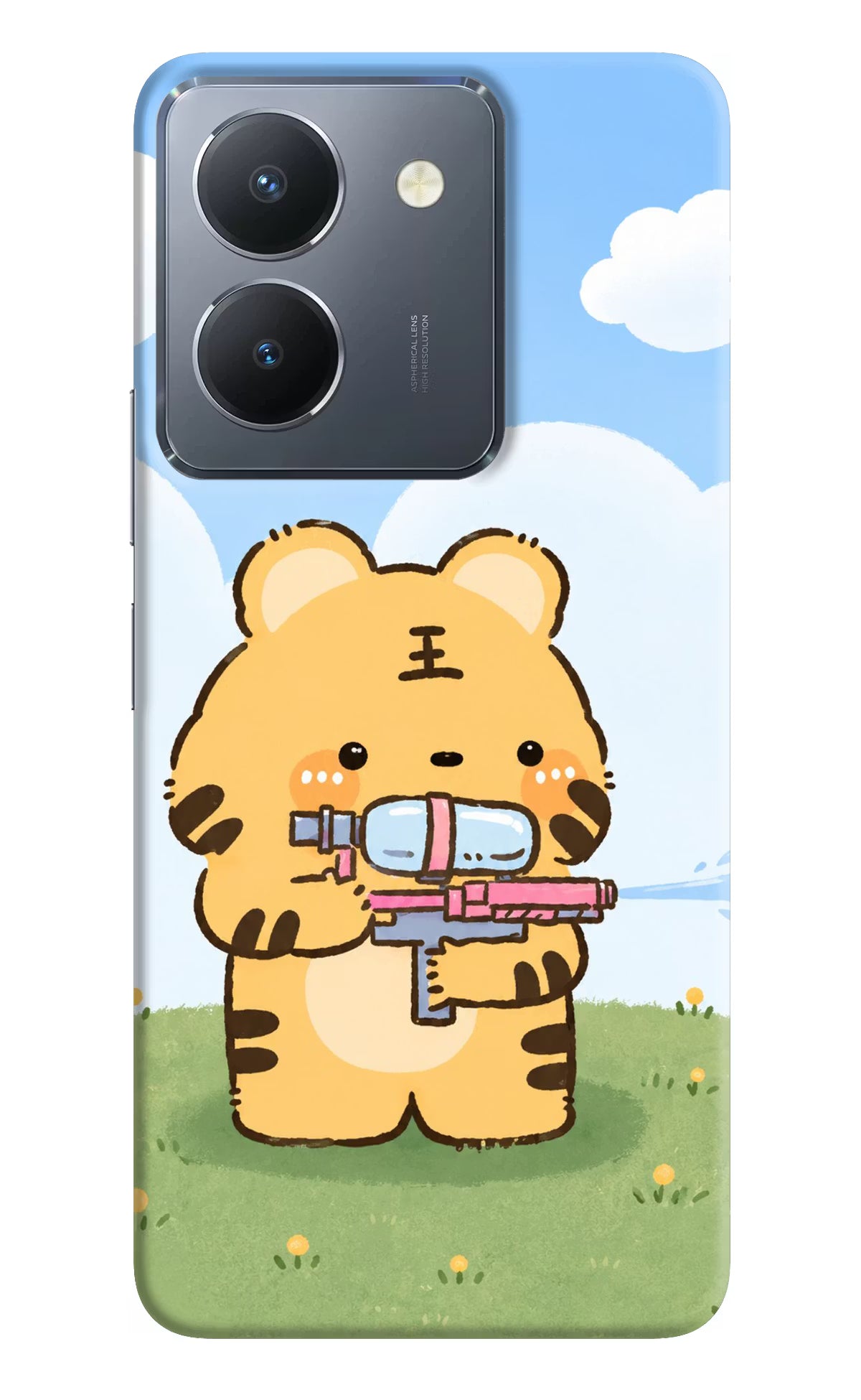 Tiger Treat Vivo Y36 Back Cover