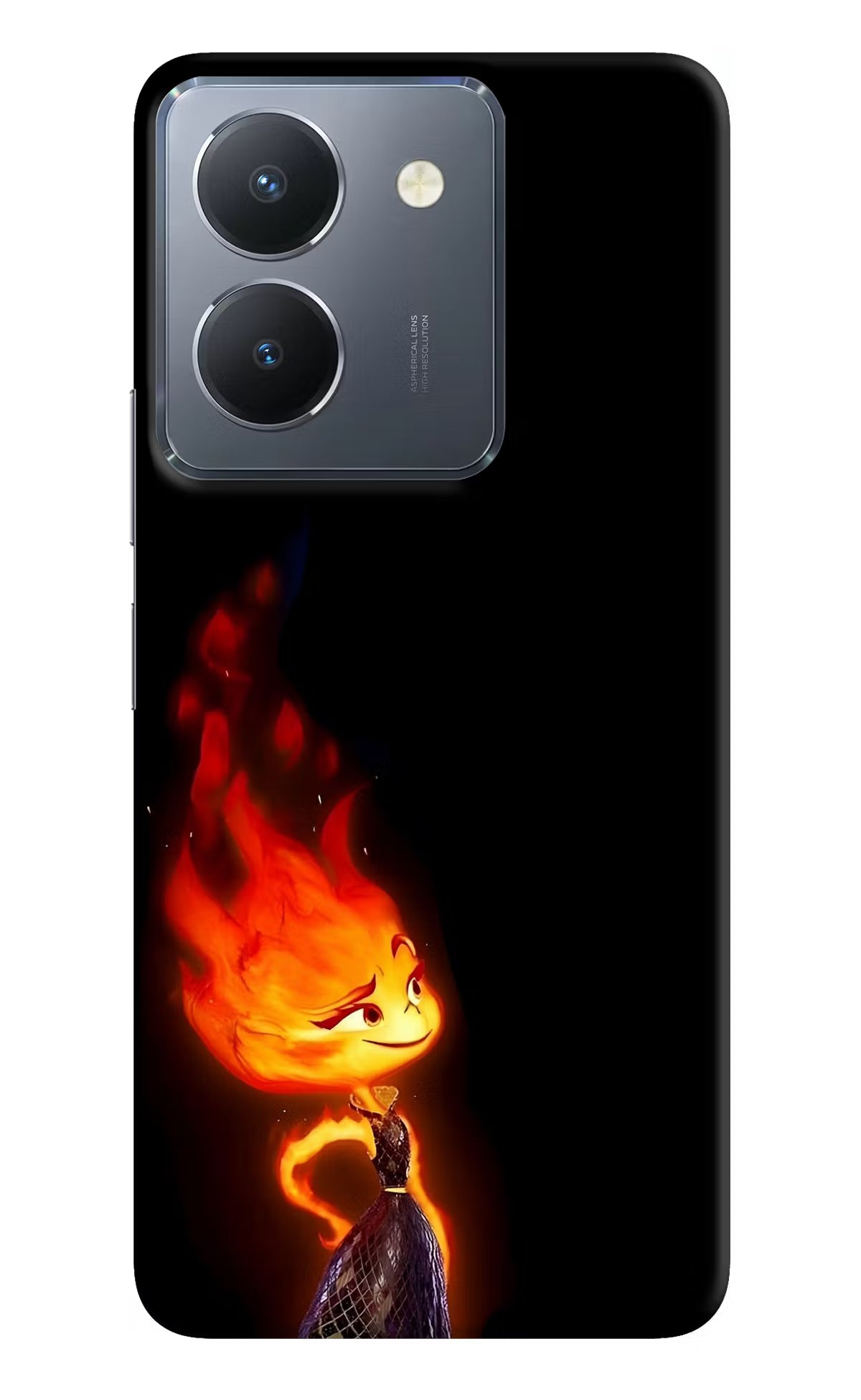 Ember Flame Vivo Y36 Back Cover