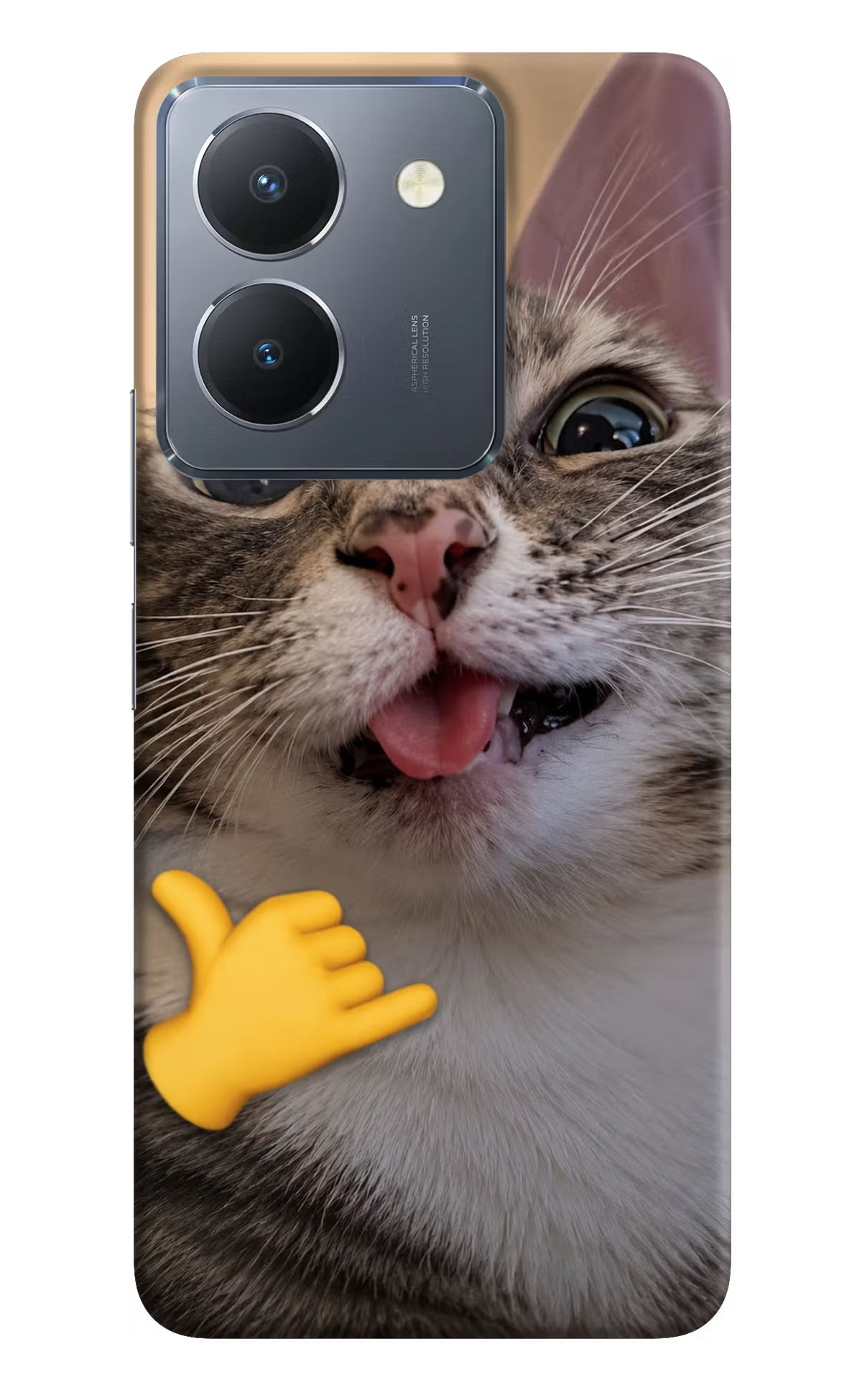 Silly Cat Call Vivo Y36 Back Cover