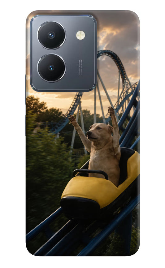 Rollercoaster Dog Vivo Y36 Hard Case Back Cover by Casekaro