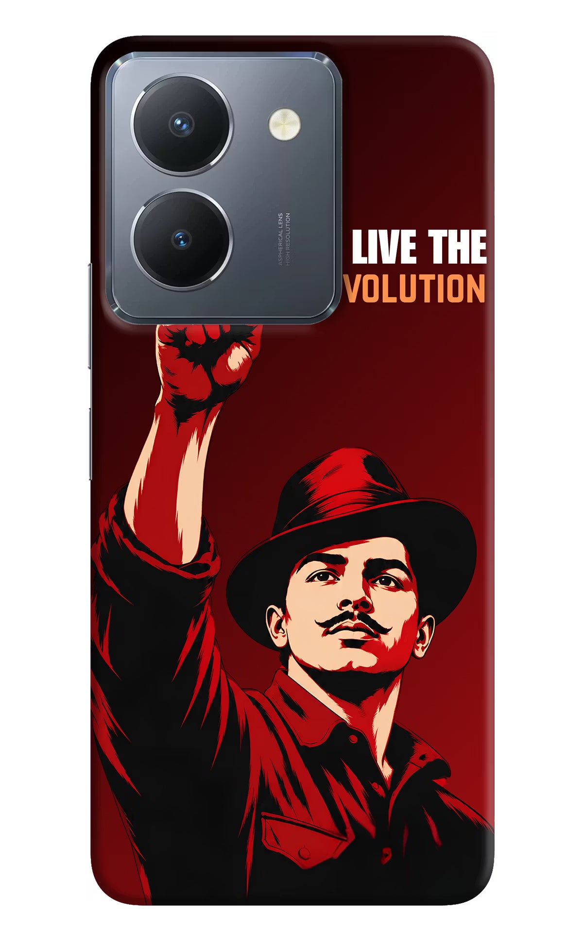 Bhagat Singh Revolution Vivo Y36 Back Cover