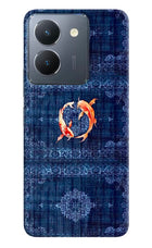 Koi Blue Vivo Y36 Back Cover