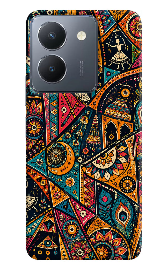 Folk Print Vivo Y36 Hard Case Back Cover by Casekaro