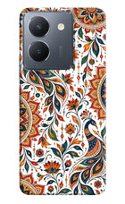 White Mayura Vivo Y36 Hard Case Back Cover by Casekaro