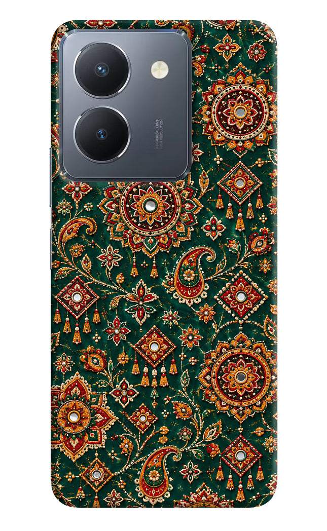 Green Pataka Vivo Y36 Hard Case Back Cover by Casekaro