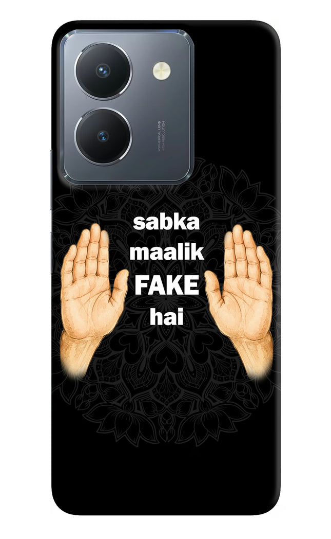 Sabka Malik Fake Vivo Y36 Hard Case Back Cover by Casekaro