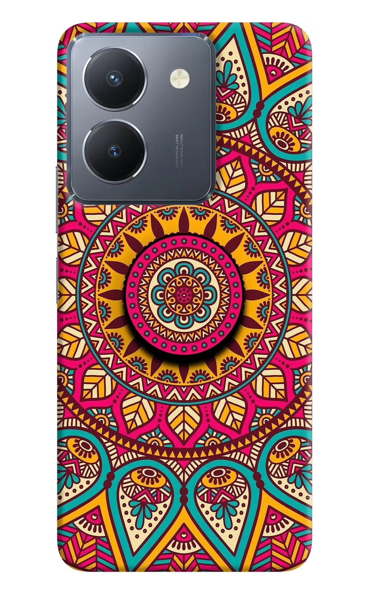 Mandala Vivo Y36 Pop Case by Casekaro