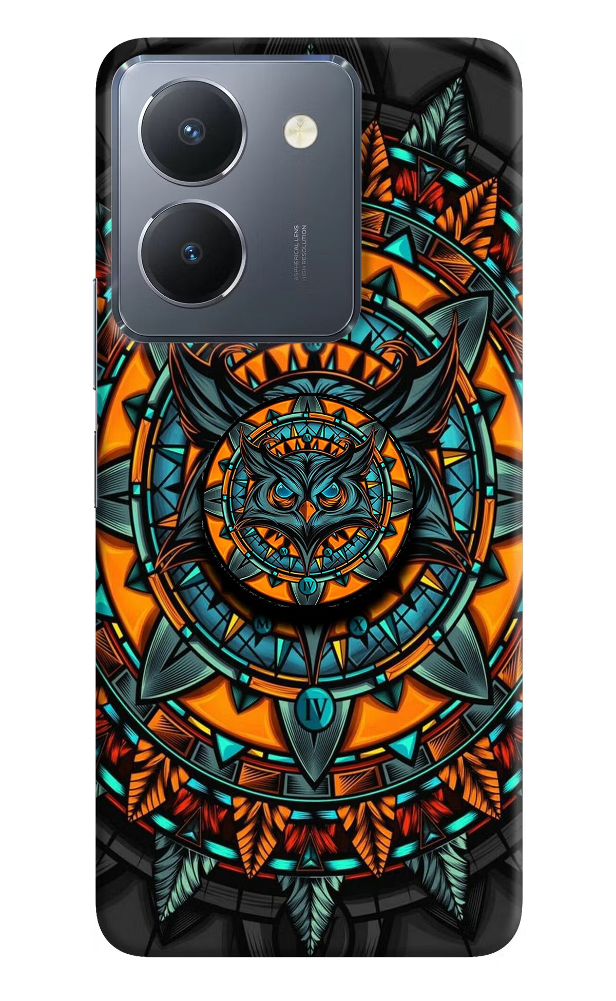 Angry Owl Vivo Y36 Pop Case by Casekaro