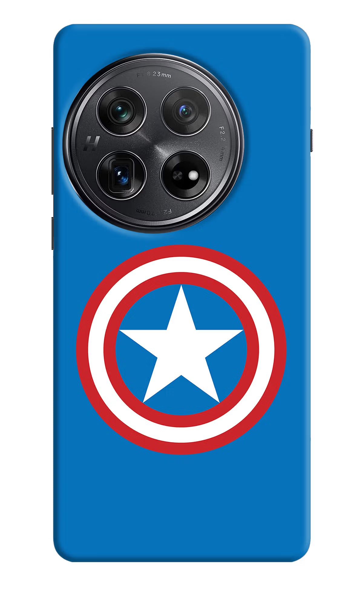 Captain America Logo Oneplus 12 Hard Case Back Cover by Casekaro