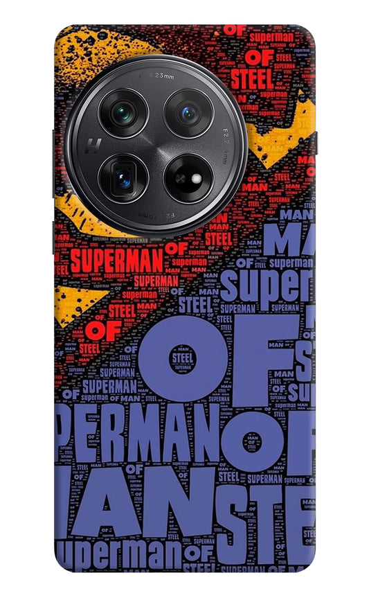 Superman Oneplus 12 Hard Case Back Cover by Casekaro