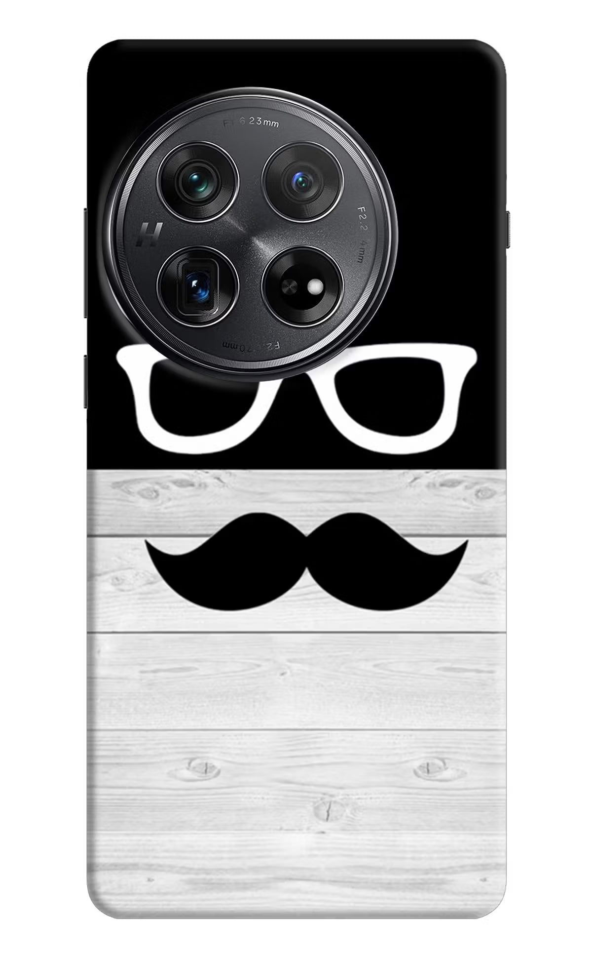 Mustache Oneplus 12 Hard Case Back Cover by Casekaro