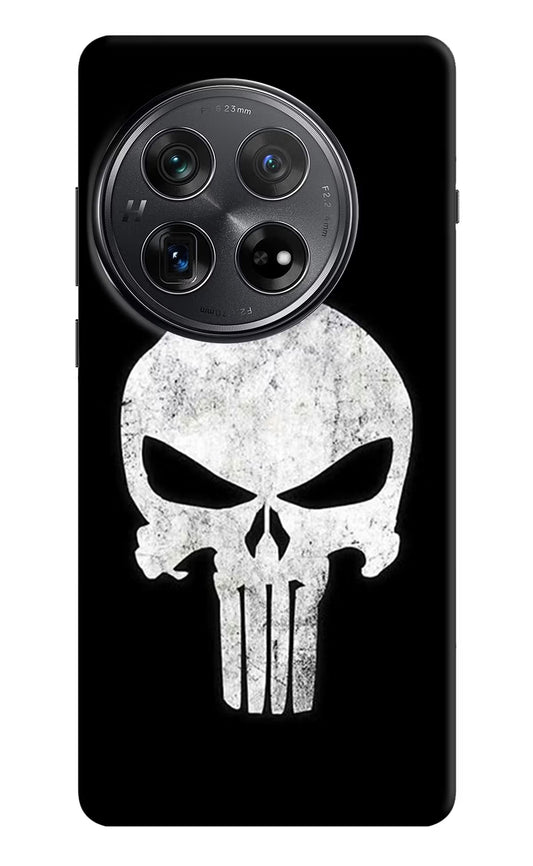 Punisher Skull Oneplus 12 Hard Case Back Cover by Casekaro