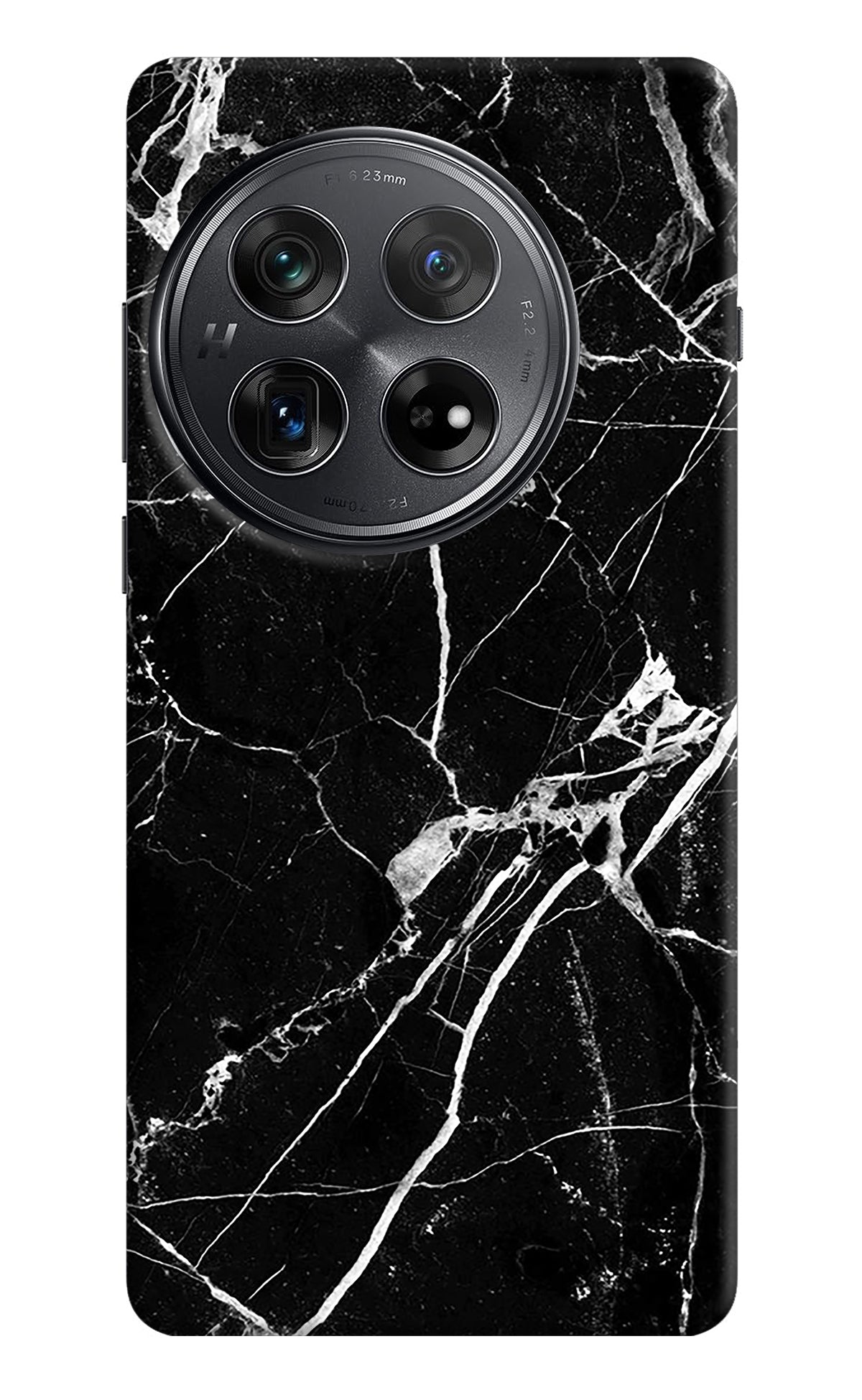 Black Marble Pattern Oneplus 12 Back Cover