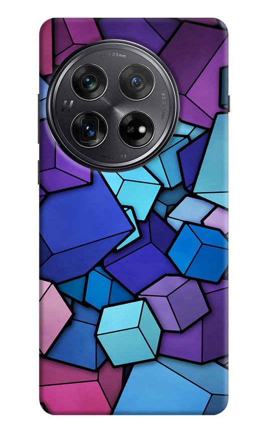 Cubic Abstract Oneplus 12 Back Cover