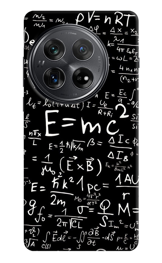 Physics Formula Oneplus 12 Back Cover