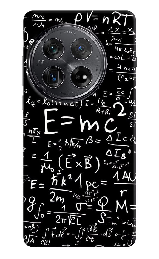 Physics Formula Oneplus 12 Hard Case Back Cover by Casekaro