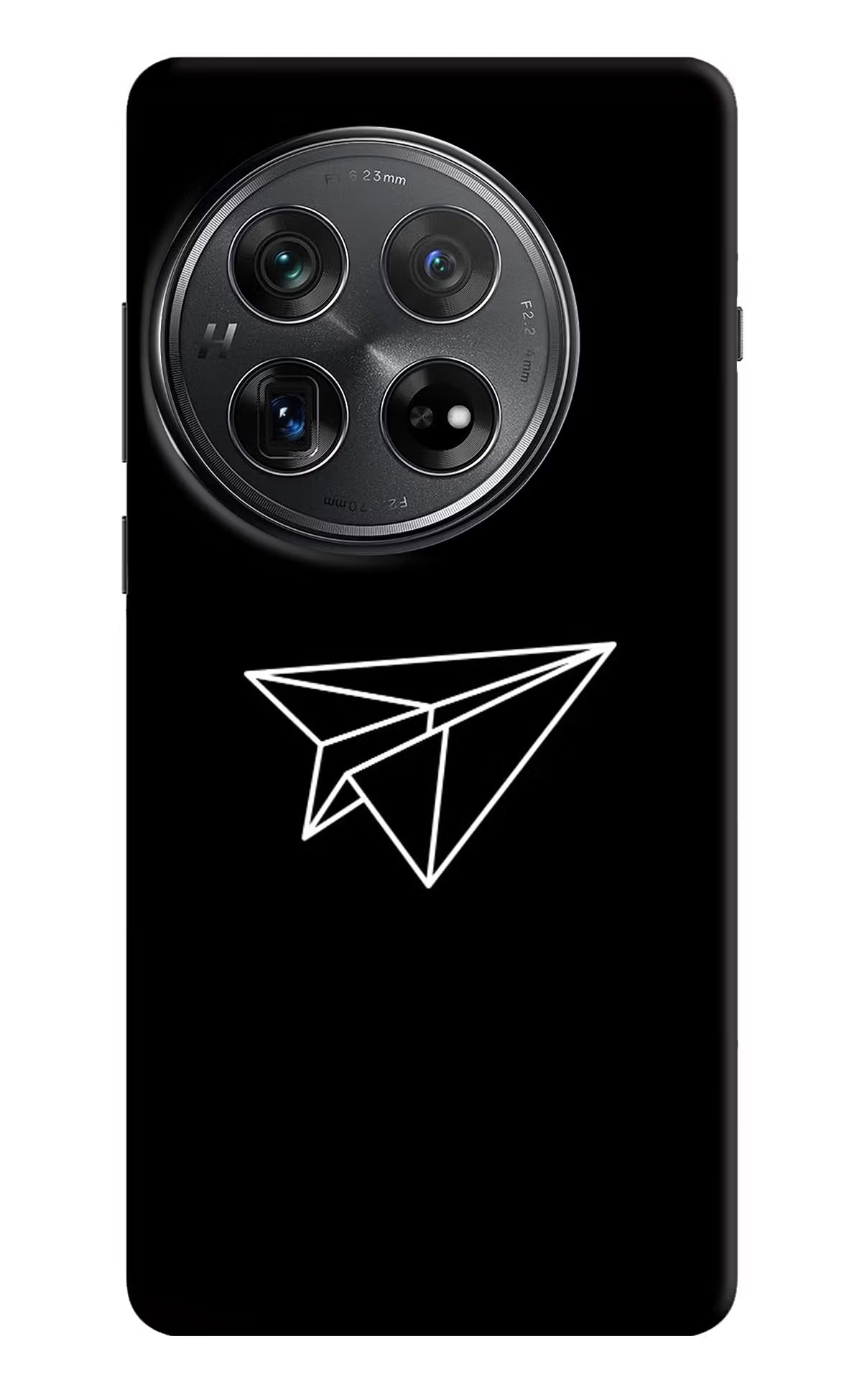 Paper Plane White Oneplus 12 Hard Case Back Cover by Casekaro