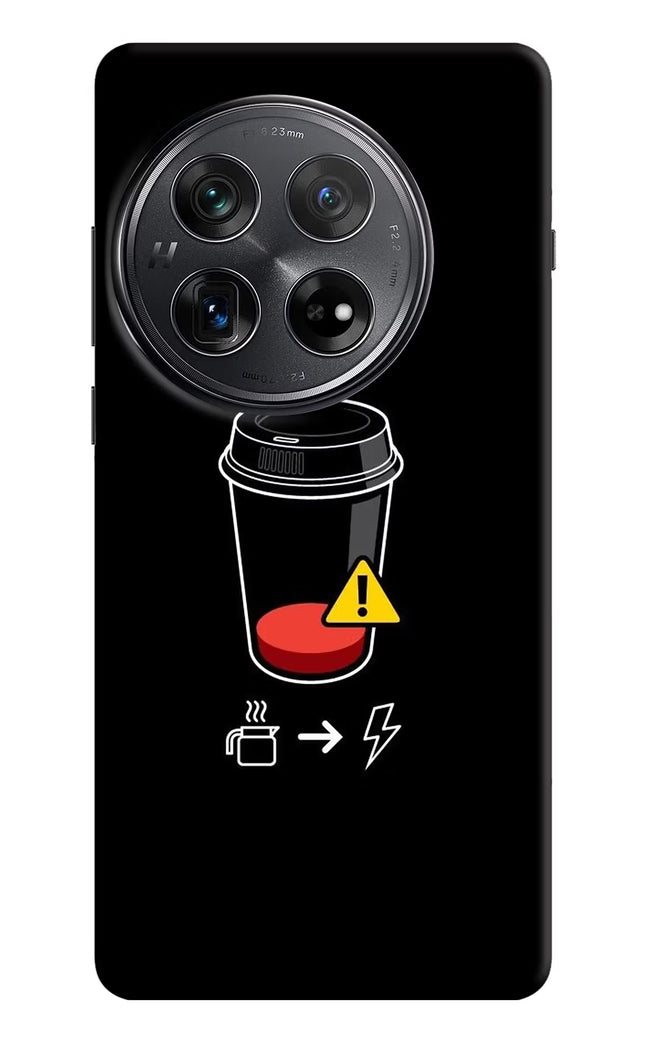 Coffee Oneplus 12 Hard Case Back Cover by Casekaro