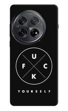Go Fuck Yourself Oneplus 12 Hard Case Back Cover by Casekaro