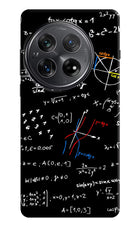 Mathematics Formula Oneplus 12 Hard Case Back Cover by Casekaro