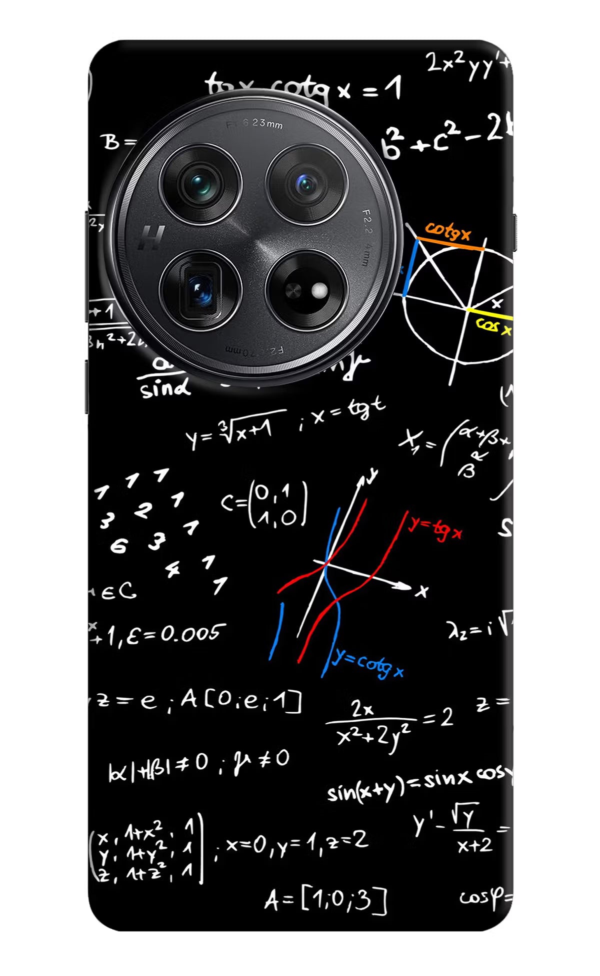 Mathematics Formula Oneplus 12 Hard Case Back Cover by Casekaro