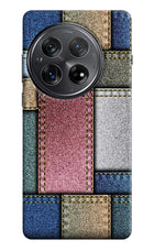 Multicolor Jeans Oneplus 12 Hard Case Back Cover by Casekaro