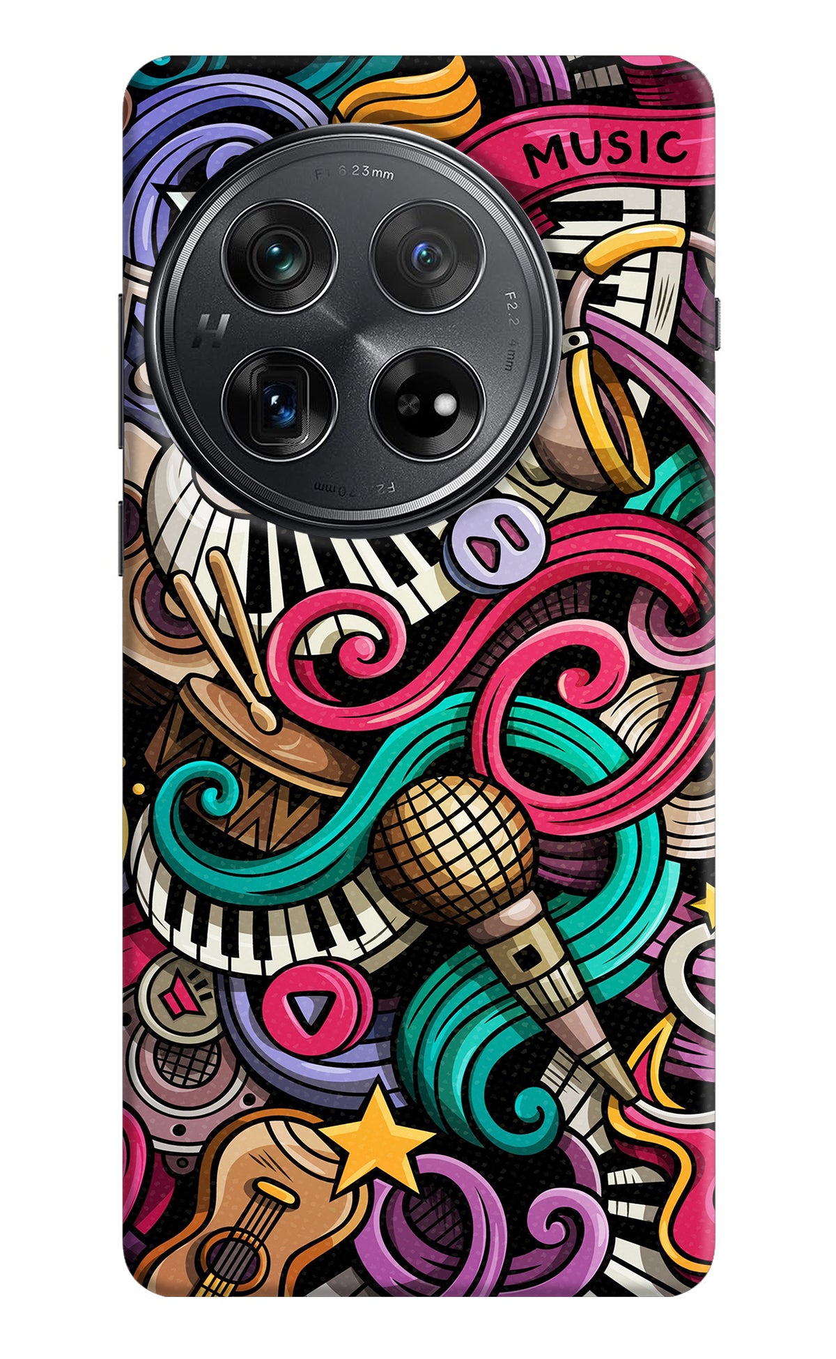 Music Abstract Oneplus 12 Back Cover