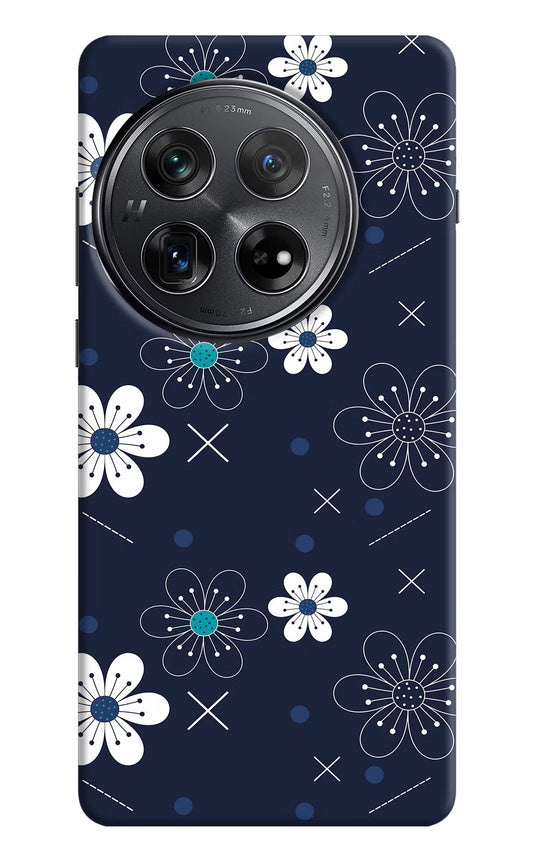 Flowers Oneplus 12 Hard Case Back Cover by Casekaro