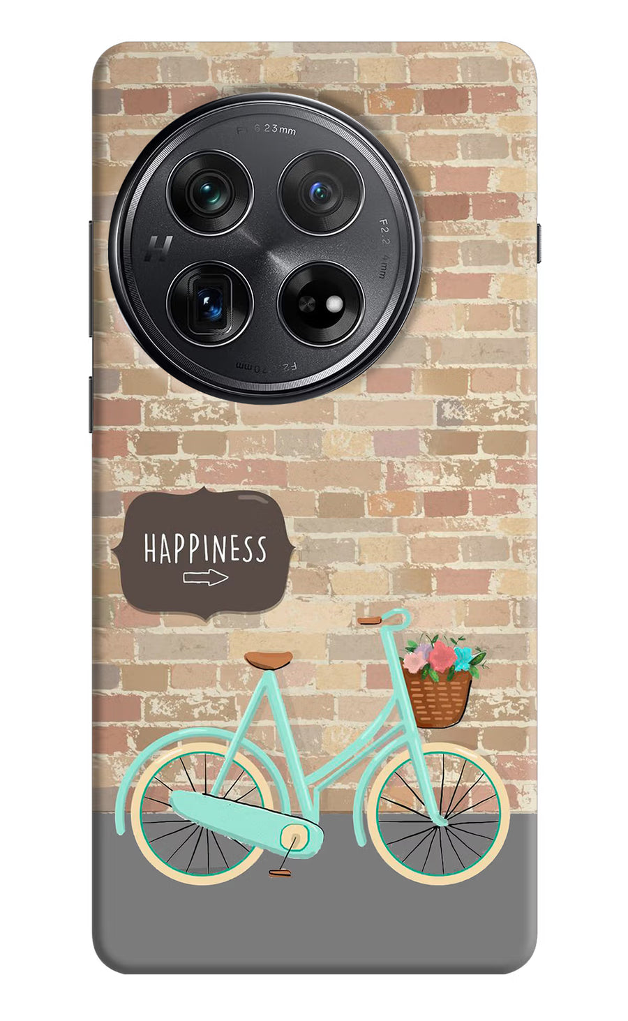 Happiness Artwork Oneplus 12 Back Cover, Hard case