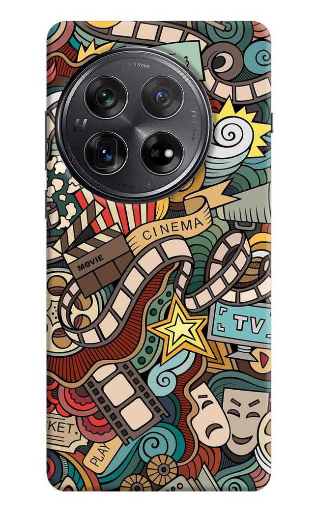 Cinema Abstract Oneplus 12 Hard Case Back Cover by Casekaro