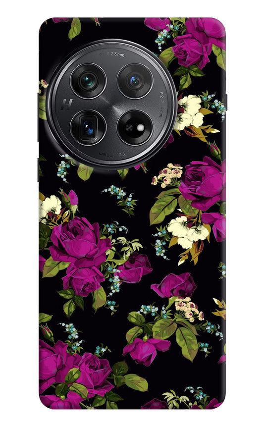 Flowers Oneplus 12 Hard Case Back Cover by Casekaro