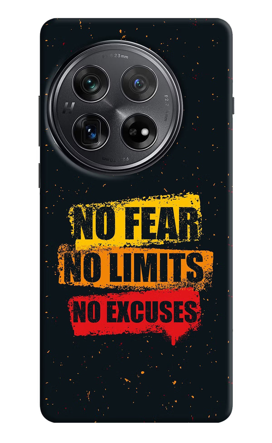 No Fear No Limits No Excuse Oneplus 12 Back Cover, Hard case