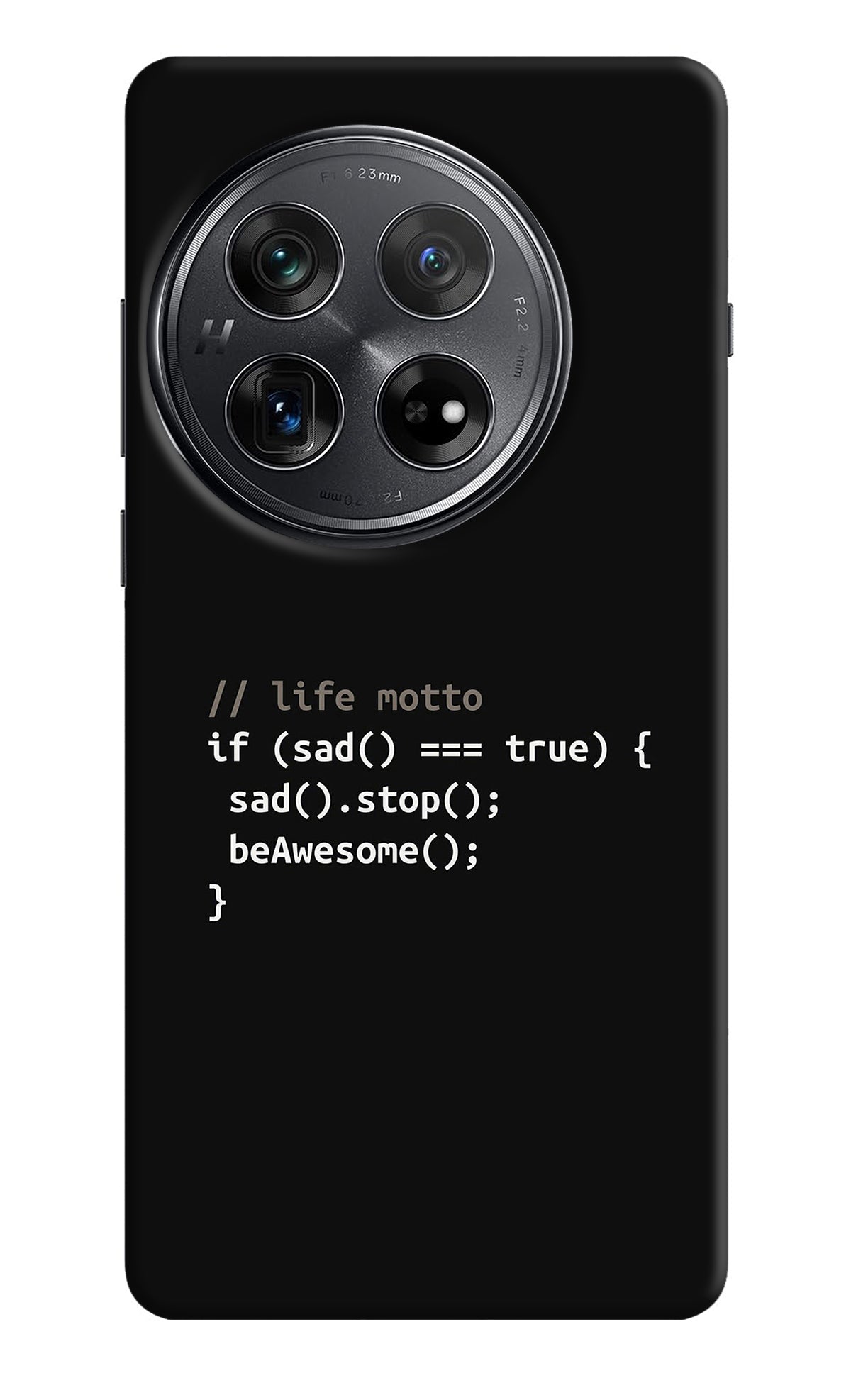 Life Motto Code Oneplus 12 Back Cover