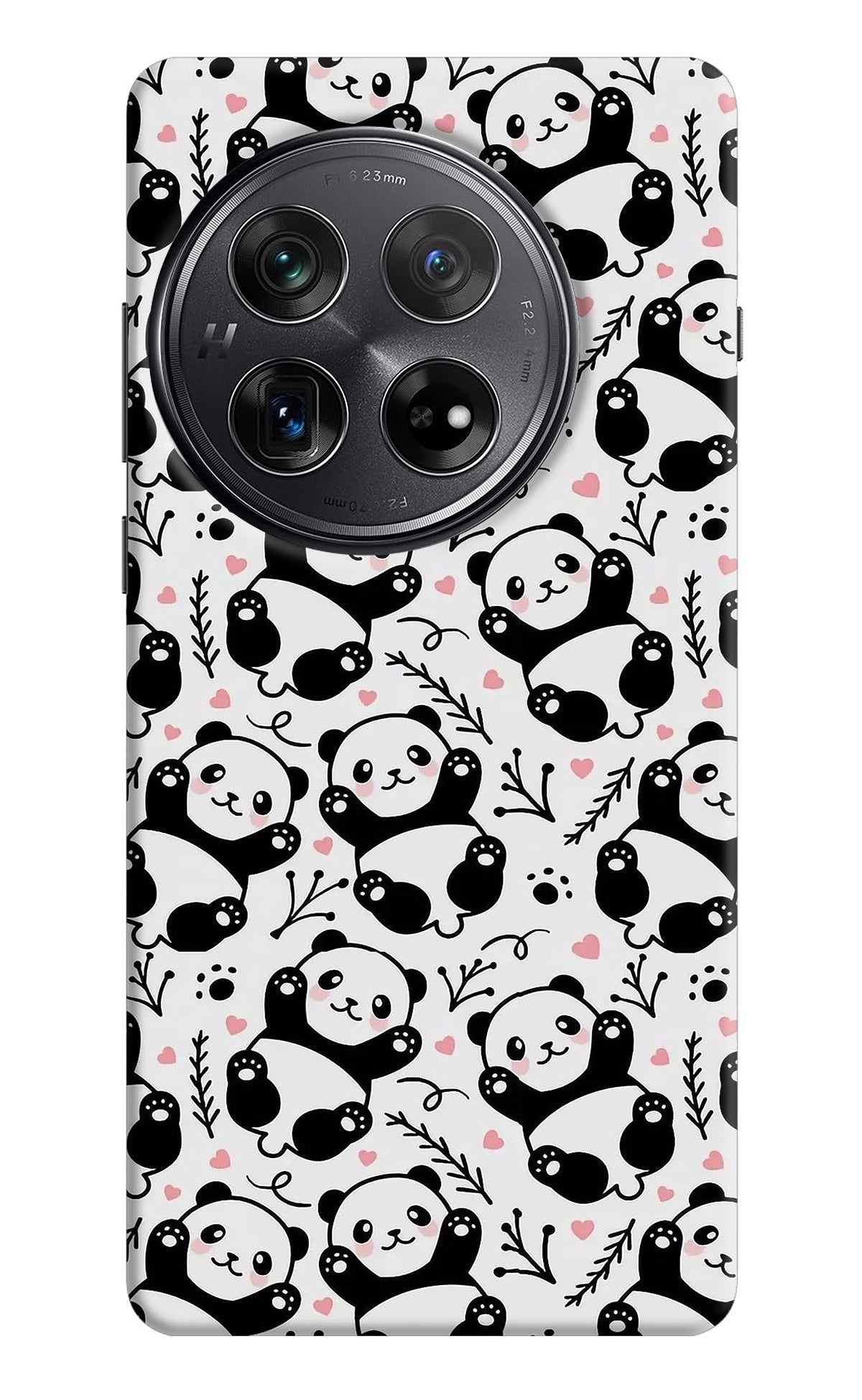 Cute Panda Oneplus 12 Back Cover