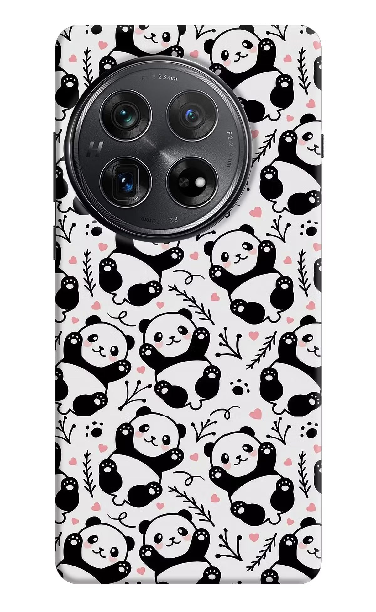Cute Panda Oneplus 12 Hard Case Back Cover by Casekaro