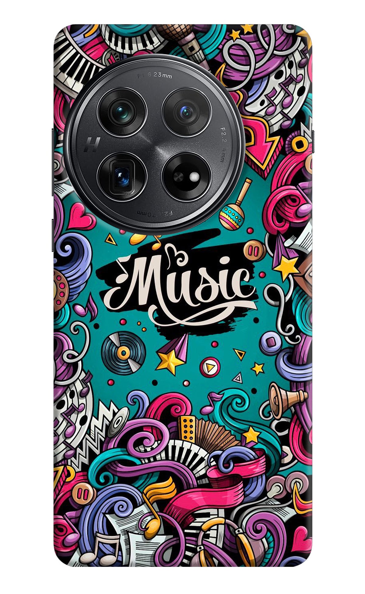 Music Graffiti Oneplus 12 Back Cover