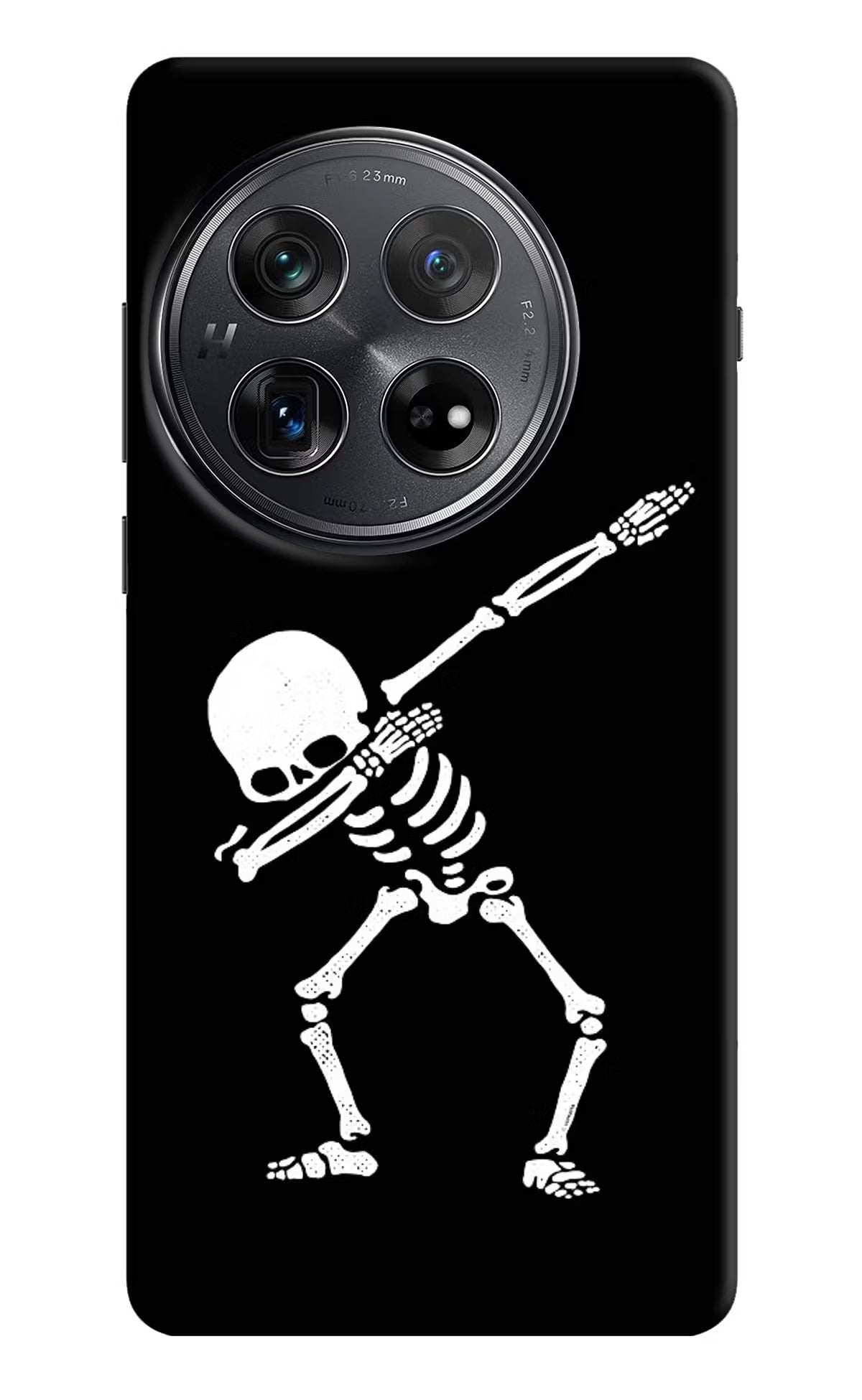 Dabbing Skeleton Art Oneplus 12 Hard Case Back Cover by Casekaro