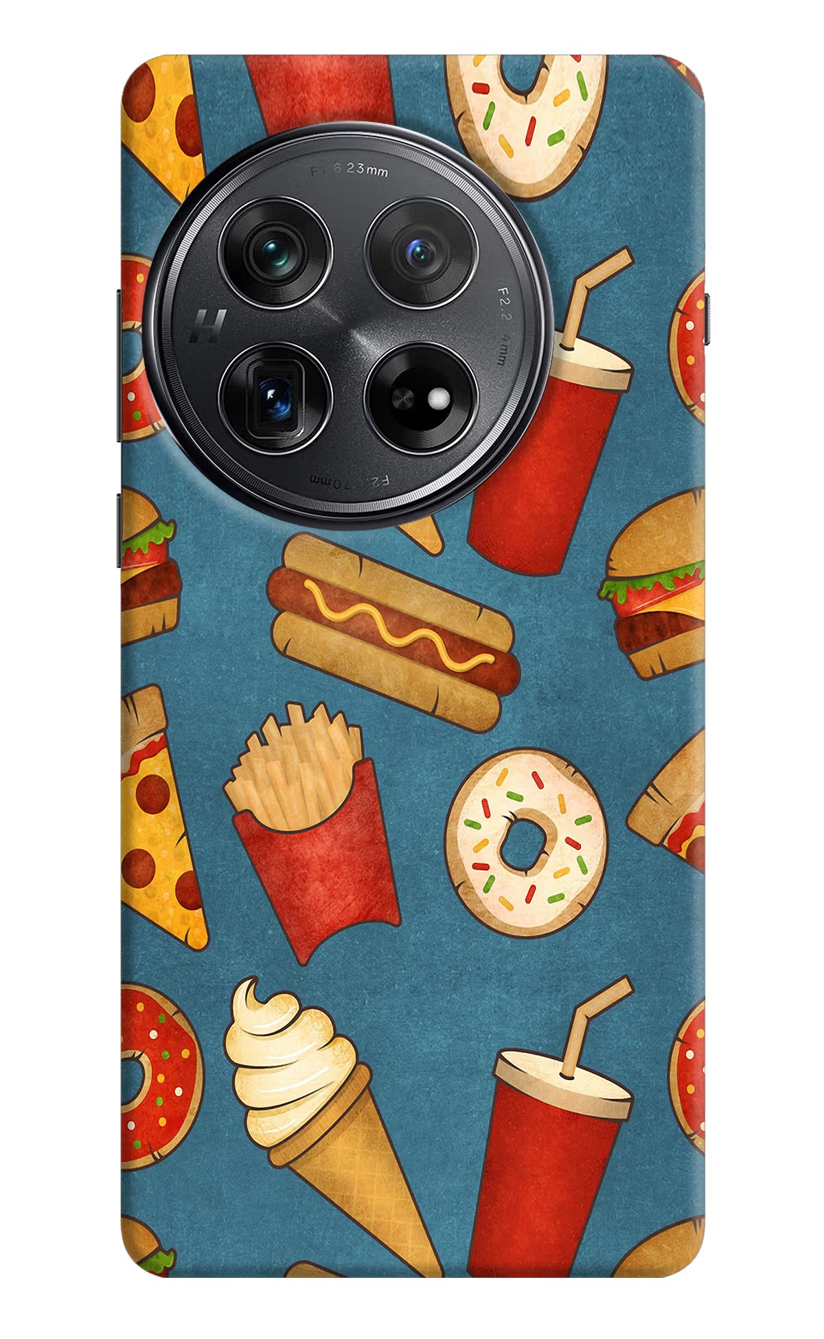 Foodie Oneplus 12 Hard Case Back Cover by Casekaro
