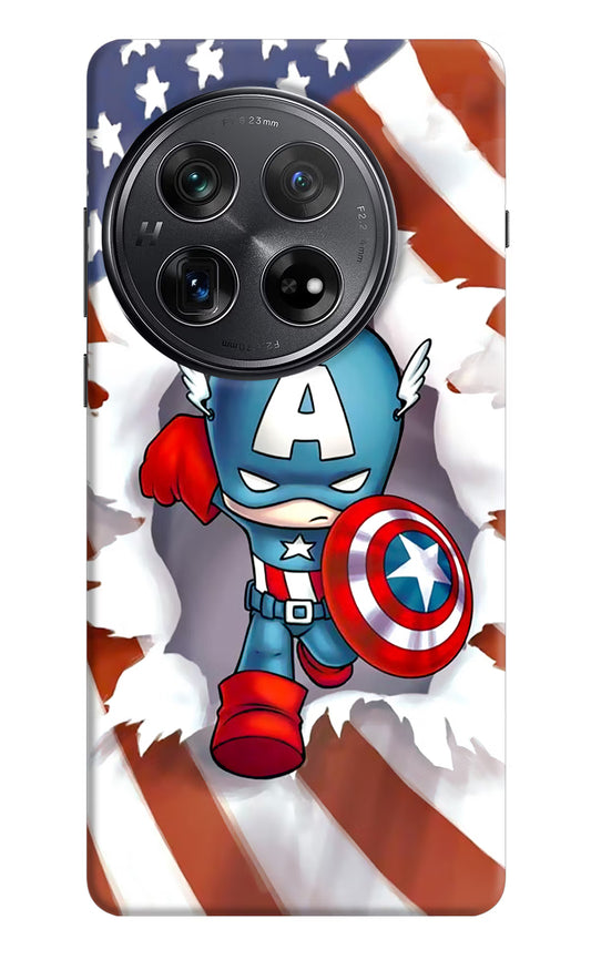 Captain America Oneplus 12 Hard Case Back Cover by Casekaro