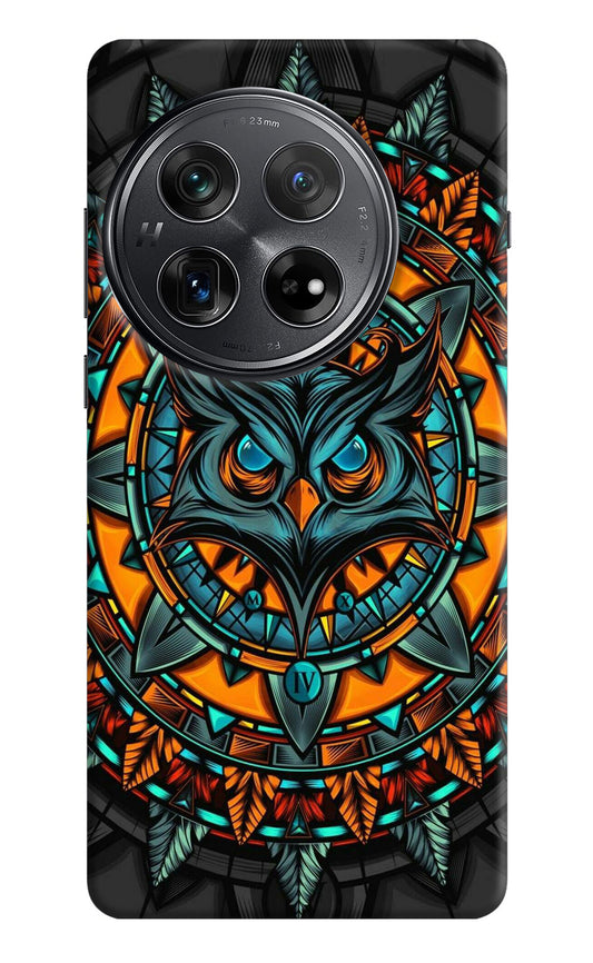 Angry Owl Art Oneplus 12 Back Cover