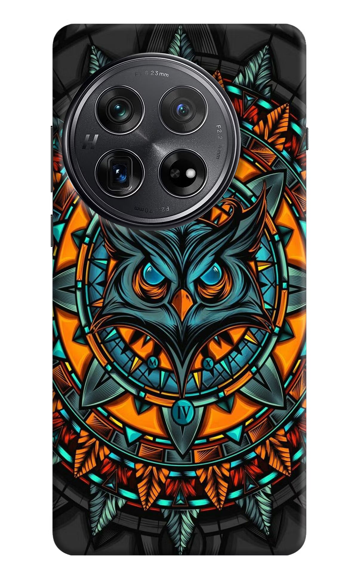 Angry Owl Art Oneplus 12 Hard Case Back Cover by Casekaro
