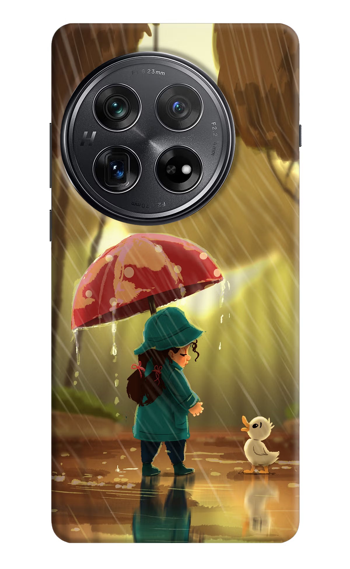 Rainy Day Oneplus 12 Hard Case Back Cover by Casekaro