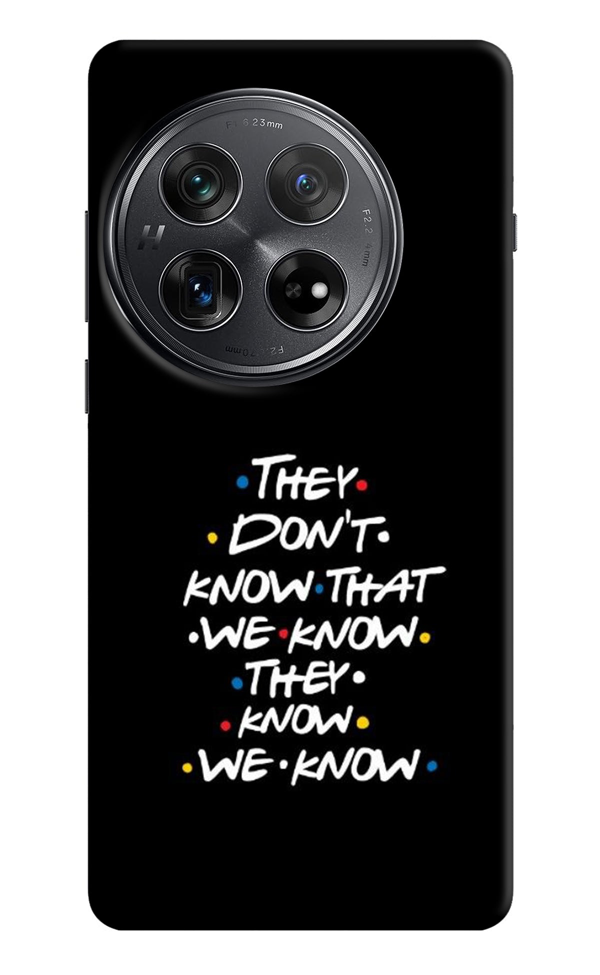 FRIENDS Dialogue Oneplus 12 Back Cover