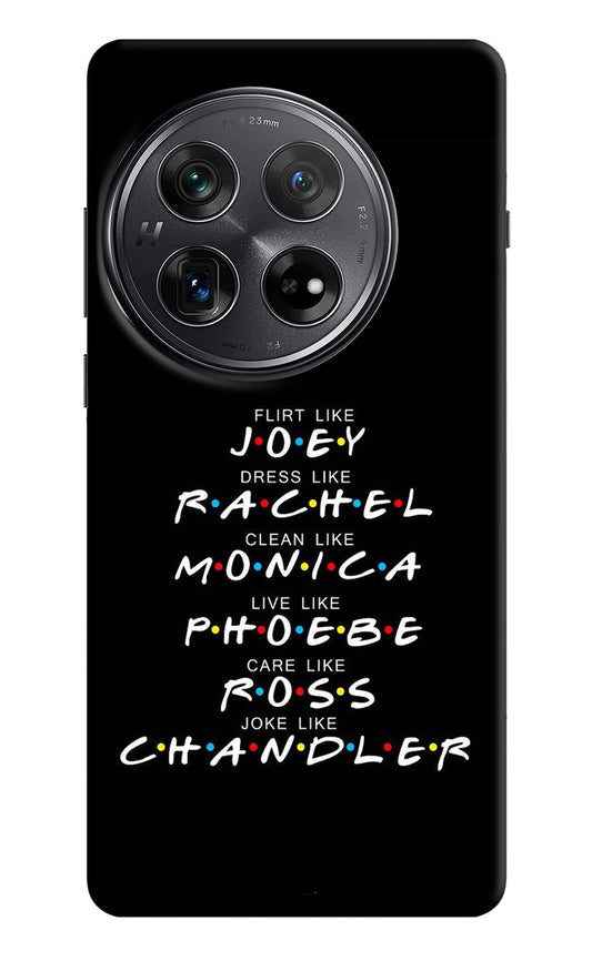 FRIENDS Character Oneplus 12 Back Cover