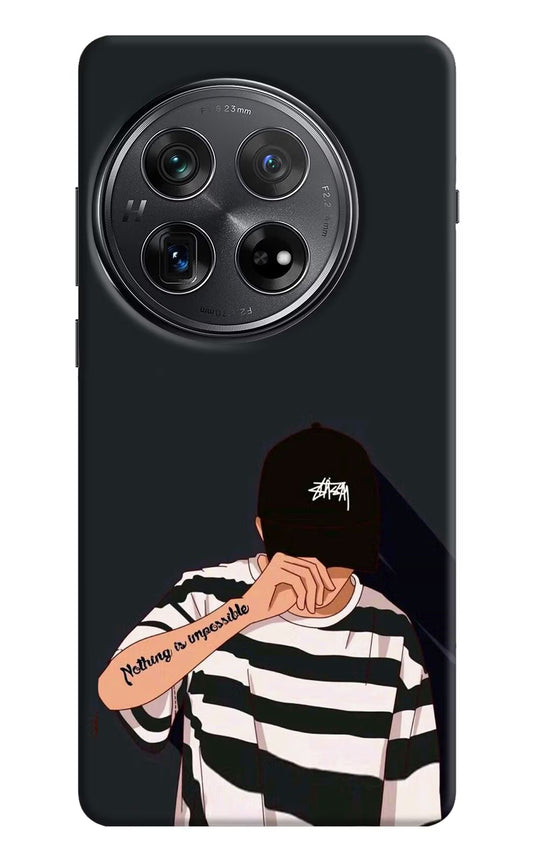 Aesthetic Boy Oneplus 12 Hard Case Back Cover by Casekaro