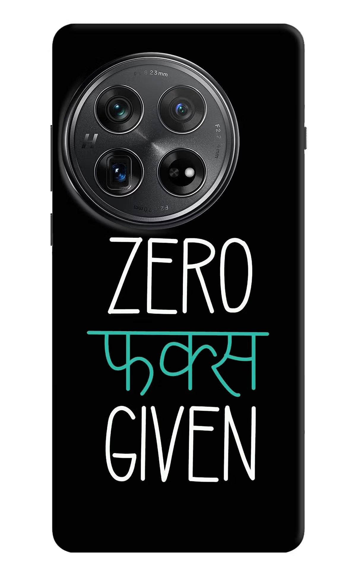Zero Fucks Given Oneplus 12 Hard Case Back Cover by Casekaro
