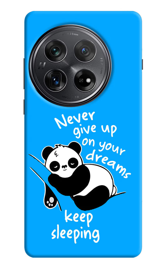 Keep Sleeping Oneplus 12 Hard Case Back Cover by Casekaro