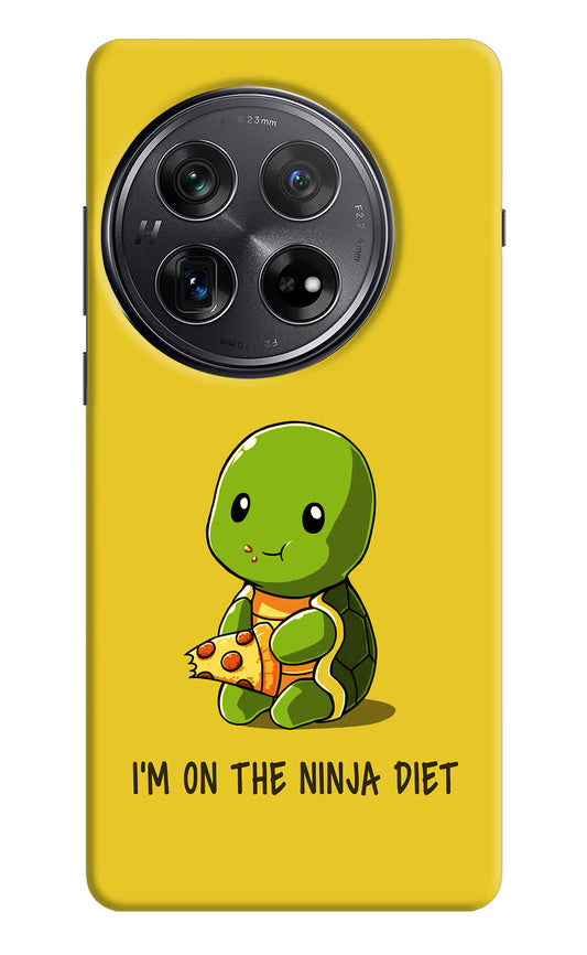 I'm on Ninja Diet Oneplus 12 Hard Case Back Cover by Casekaro